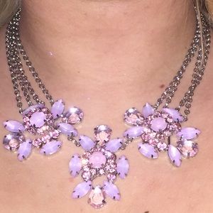 ❌Sold❌Stone flower statement necklace