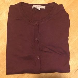 3/4 length sleeve cardigan