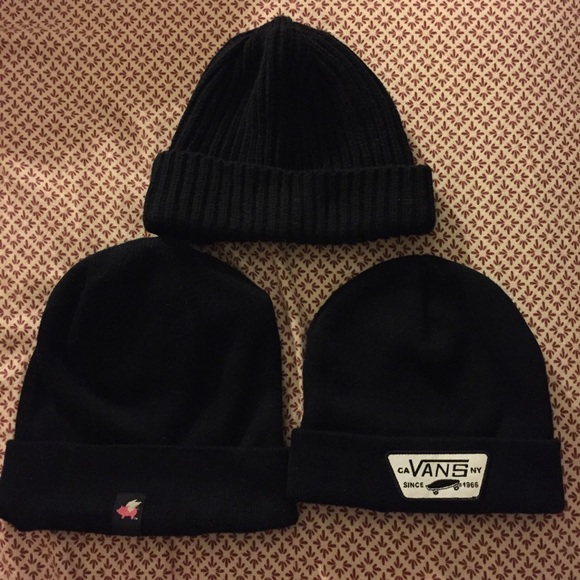 vans black beanie