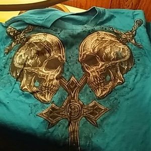 Skull t-shirt small adult