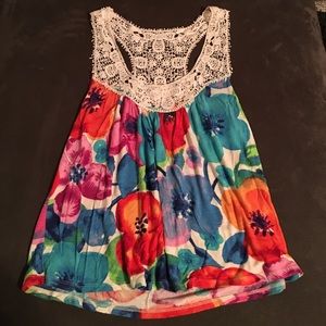 Floral tank top