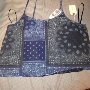 Tribal crop top F21** SOLD**