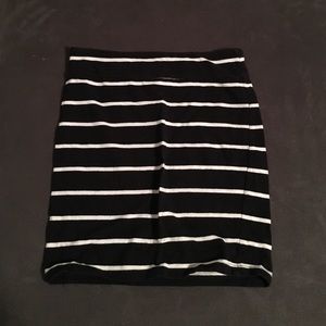 Black and white skirt