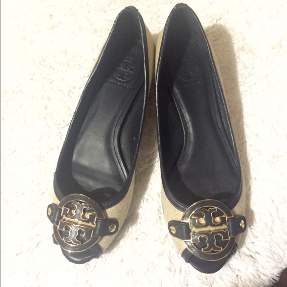 Tory burch wedge flats