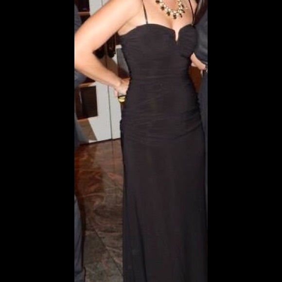 David's Bridal Dresses & Skirts - David's Bridal Black Evening Gown