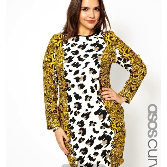 BNWT Asos Baroque Dress