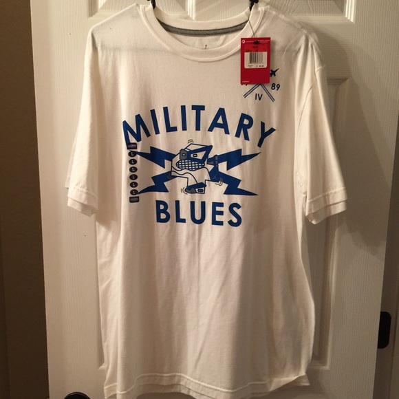 JORDAN MILITARY BLUES T SHIRT - Picture 1 of 4