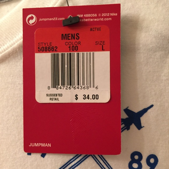 JORDAN MILITARY BLUES T SHIRT - Picture 2 of 4