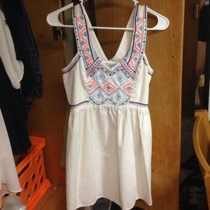 American Eagle cutout Aztec print dress