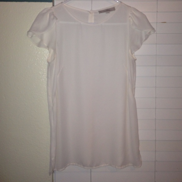white blouse from loft
