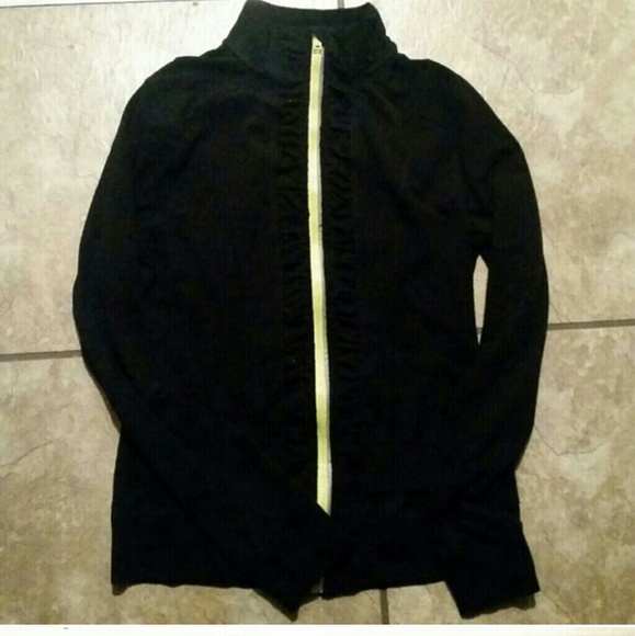 Black sport jacket.