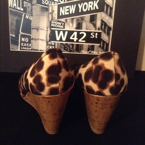 Safari print Cork wedges - Picture 3 of 4