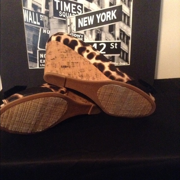 Safari print Cork wedges - Picture 4 of 4
