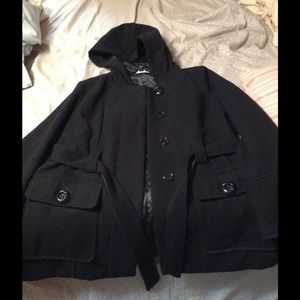 Black pea coat