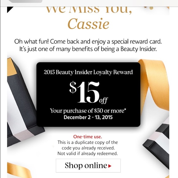 Sephora coupon FREE
