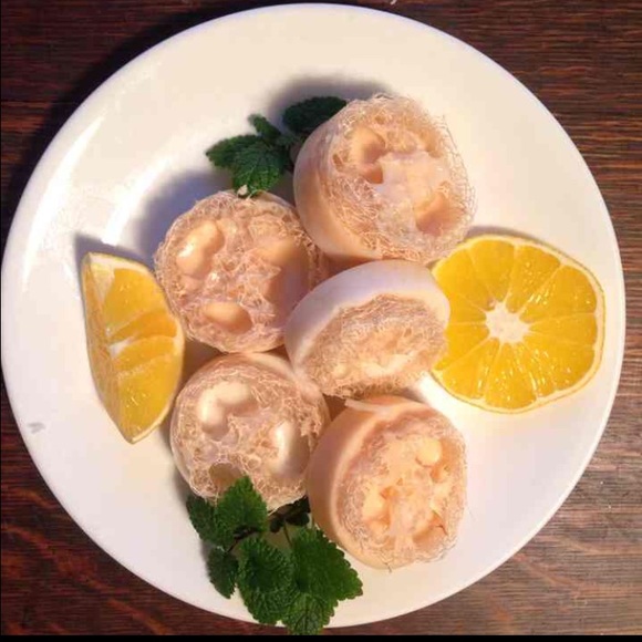 Homemade foot scrubber soap