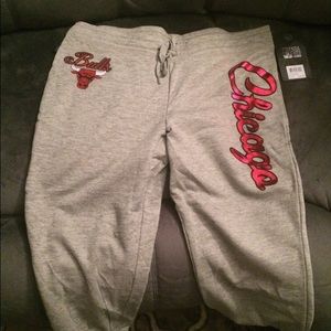 Chicago Bulls capri sweatpants brand new with tags