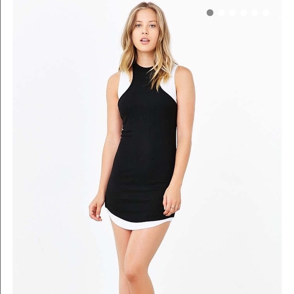 Silence + noise modern bodycon mini dress