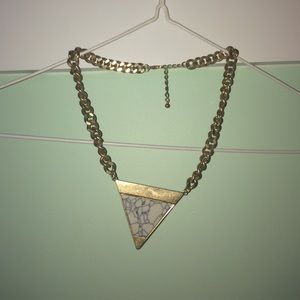 Marble Gold Necklace