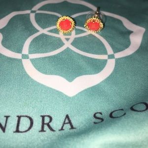 Kendra red studs