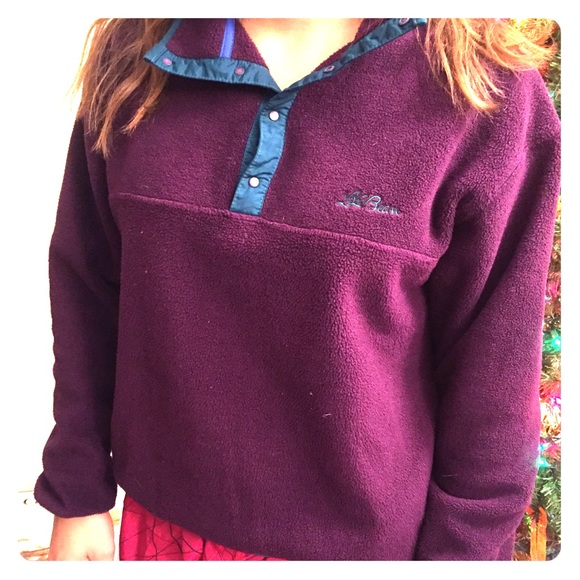 LL Bean Pullover - Like a Patagonia but VINTAGE!