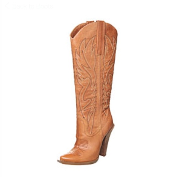 Rare Jessica Simpson Alan Cowboy Boots