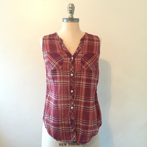Lucky brand plaid top