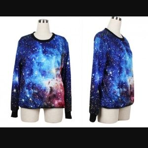 Blue Galaxy Sweater