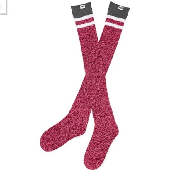 Victoria's Secret Pink Over The Knee Socks