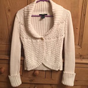 Cute White Small Sweater