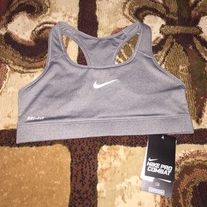 Nike pro combat sports bra