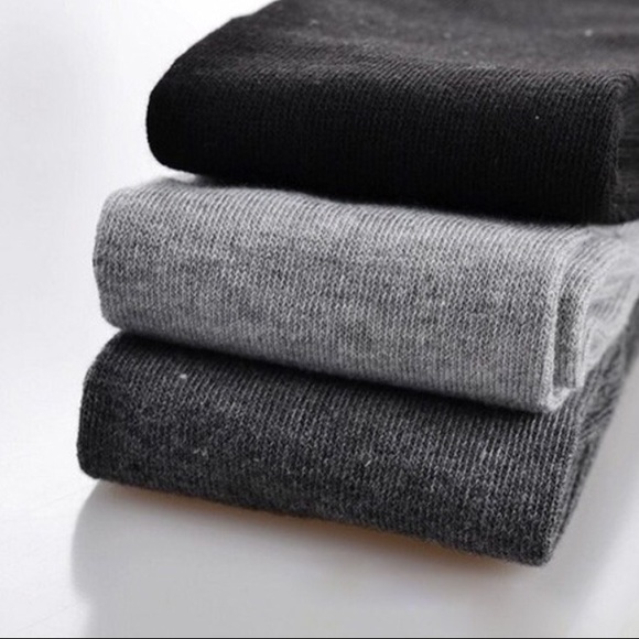 DARK GREY OVER THE KNEE SOCKS