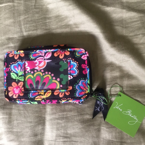 Vera Bradley Midnight w/ Mickey smartphone wristlets