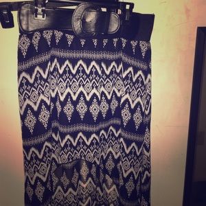 Tribal Print Skirt.