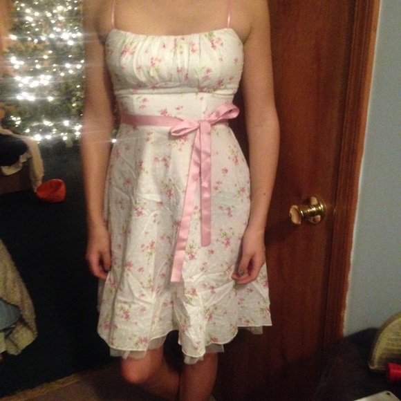 Ruby Rox strapless floral dress