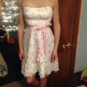 Ruby Rox strapless floral dress