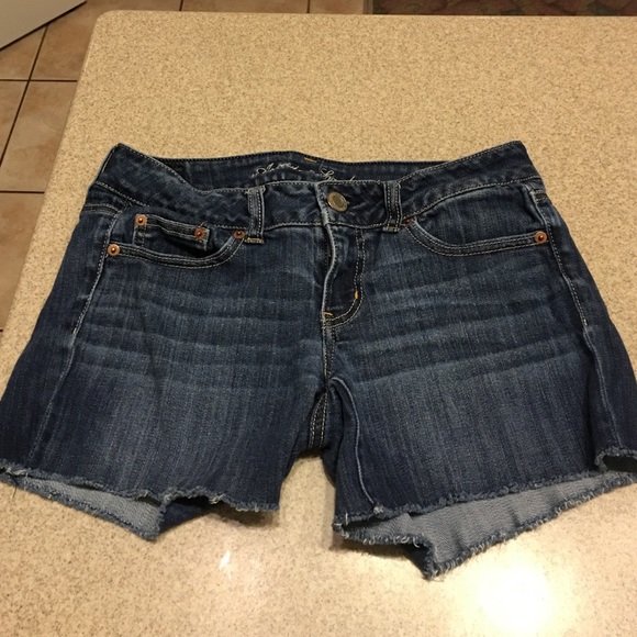 American eagle midi shorts