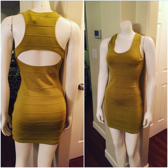 Lime green dress