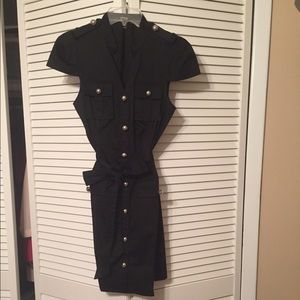 Express button down dress