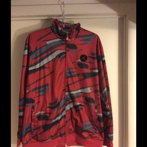 Men's Jordan Retro 8 red camo jacket