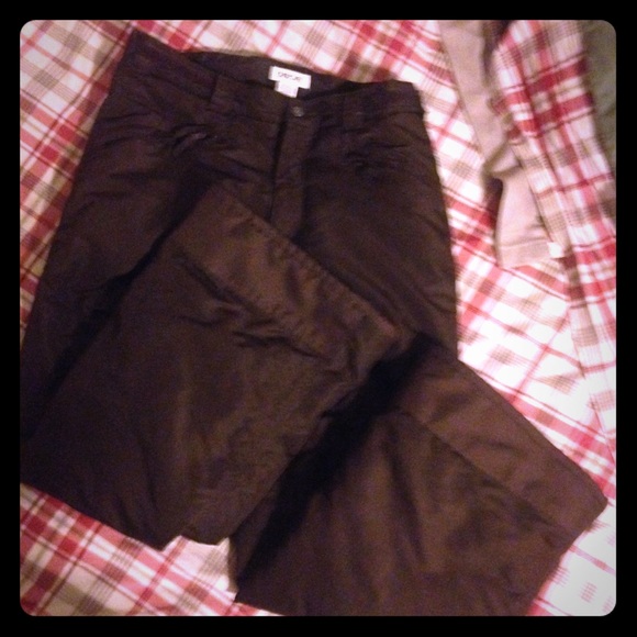 Youth chocolate brown snow pants