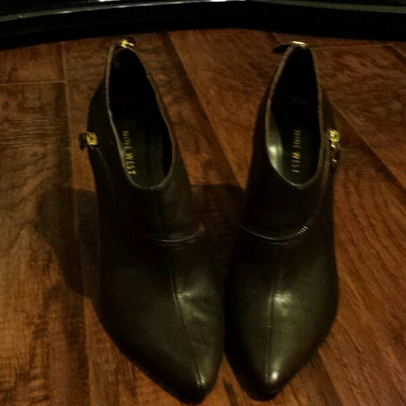 Brown booties