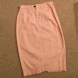 Madewell: Denim pencil skirt