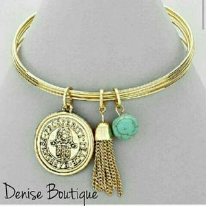 Hamsa Peace Happiness Tassel Bracelet