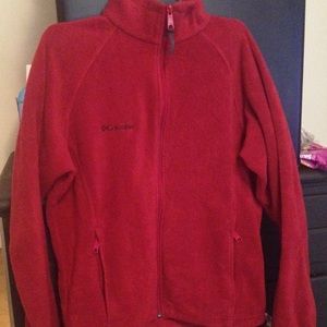 Burgundy Columbia jacket