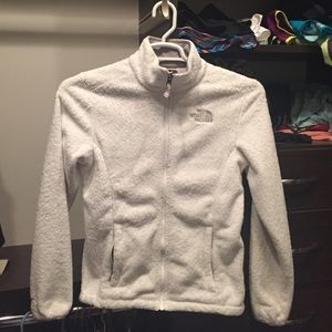 White North Face jacket