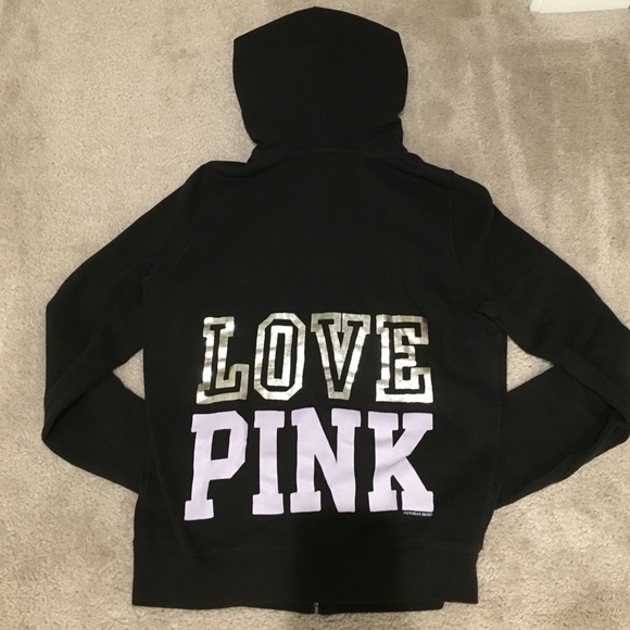 Black LOVE PINK Hoodie - RESERVED