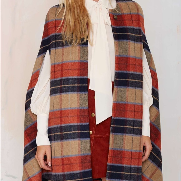 Sold - nasty gal cape - Picture 3 of 4