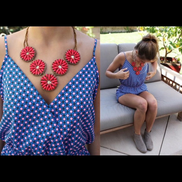 Polka dot romper