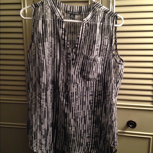 Silky style sheer tank